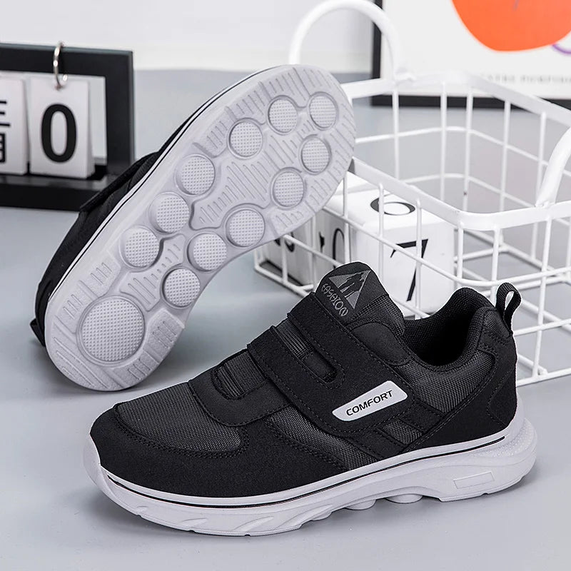 Diabetic Shoes for Elder Women Men Orthopedics Feet Swollen Adjustable Casual Sneakers Walking Shoe Elderly Foot Pain Relief