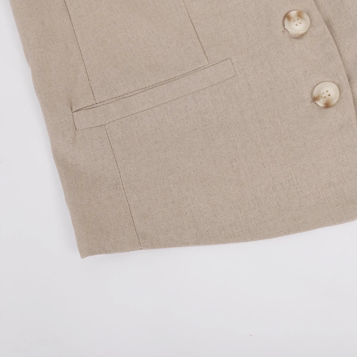 Sleeveless Vest Jacket Top Casual Pants Two-piece Set For Women's Wide Leg Pant Sets Sexy Summer Boho Cotton Linen Ladies Suits
