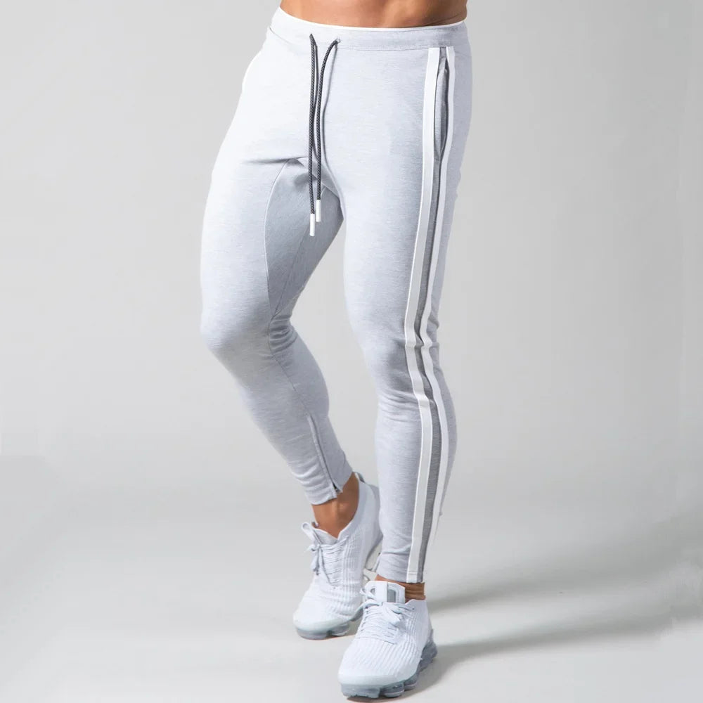 Customizable Skinny Pants Men Running Cotton Track Pants Suit Pants CK2127