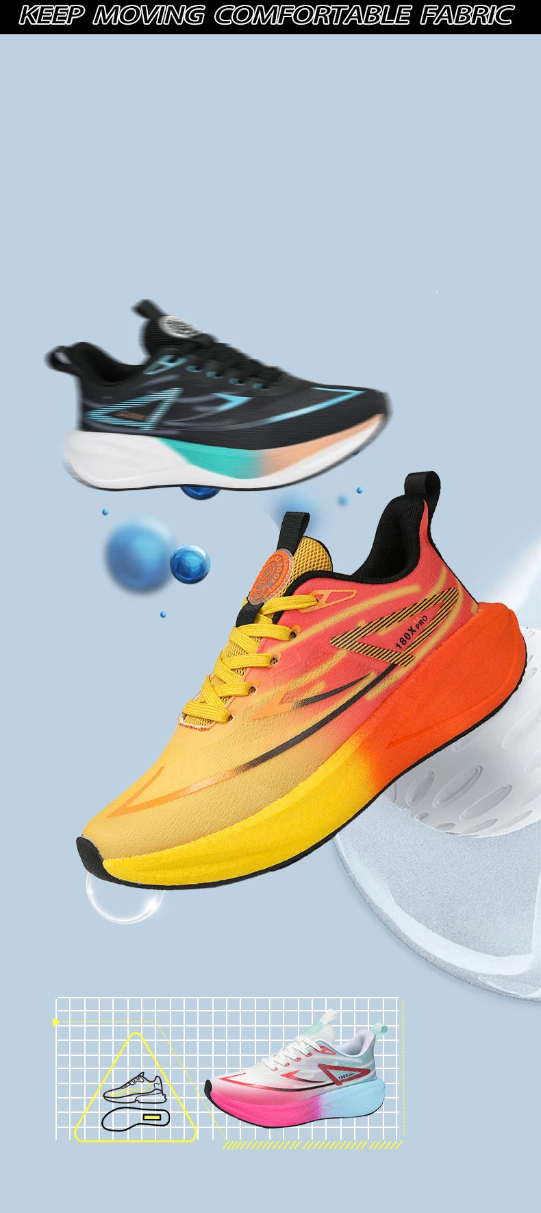 Men Running Shoes Marathon Men's Sneakers Casual Carbon Board Speciality Sports Lightweight Women's Athletic Nonskid Sneaker Men