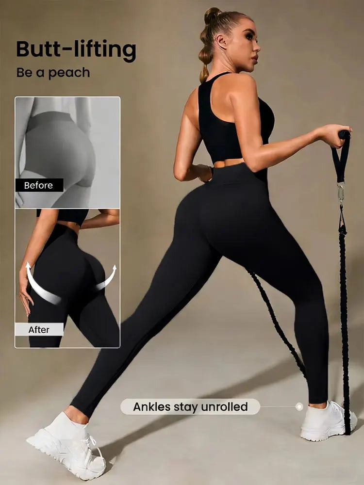 Yoga Leggings Womens Fitness pants Running Cycling Bottoms Breathable Sweatpants High Waist Summer Workout Gym Jogging Clothing