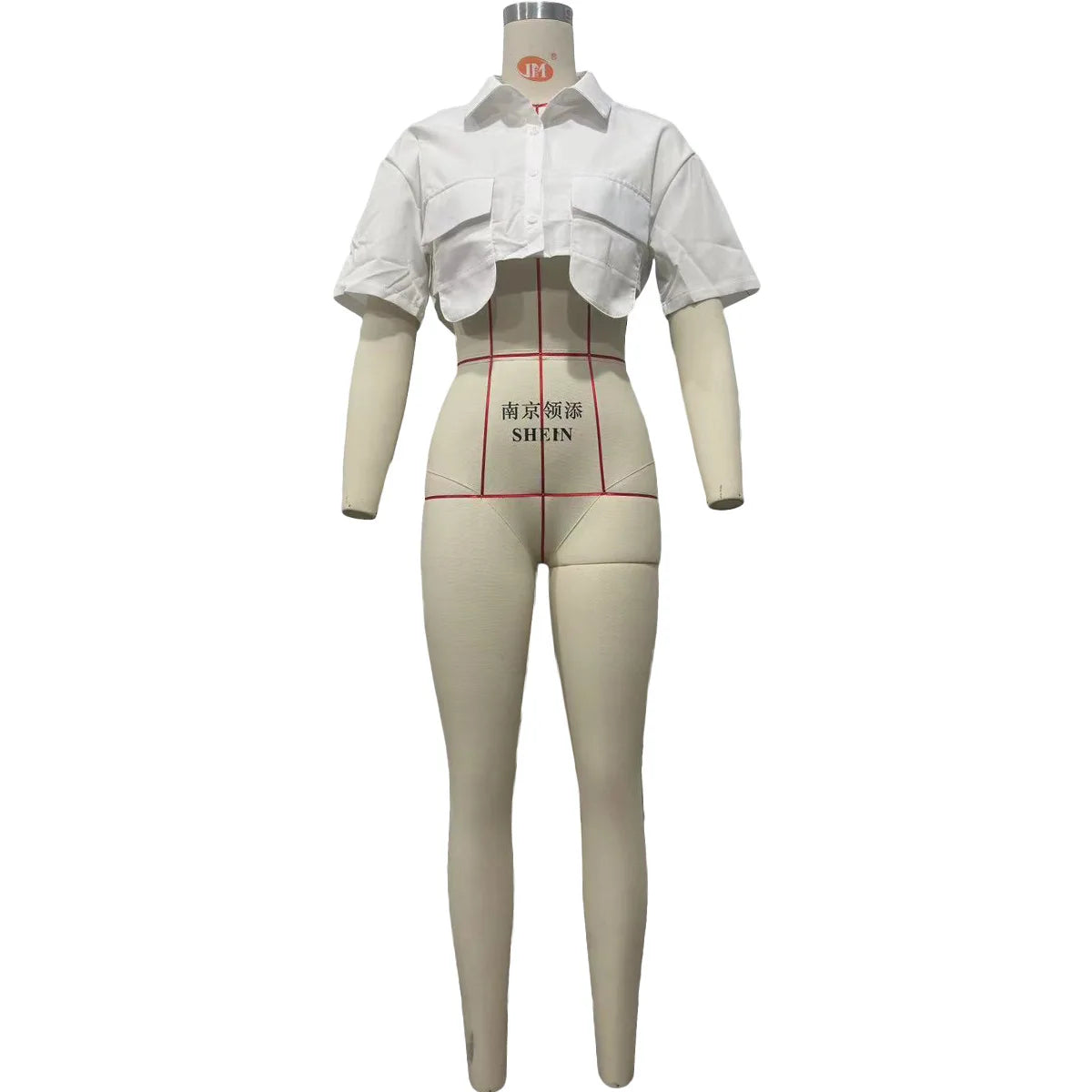 CM.YAYA Summer Street Women Shirts Fashion Single Breasted Pocket Front Irregular Short Sleeve Mini Blouse Holiday Shirt Tops