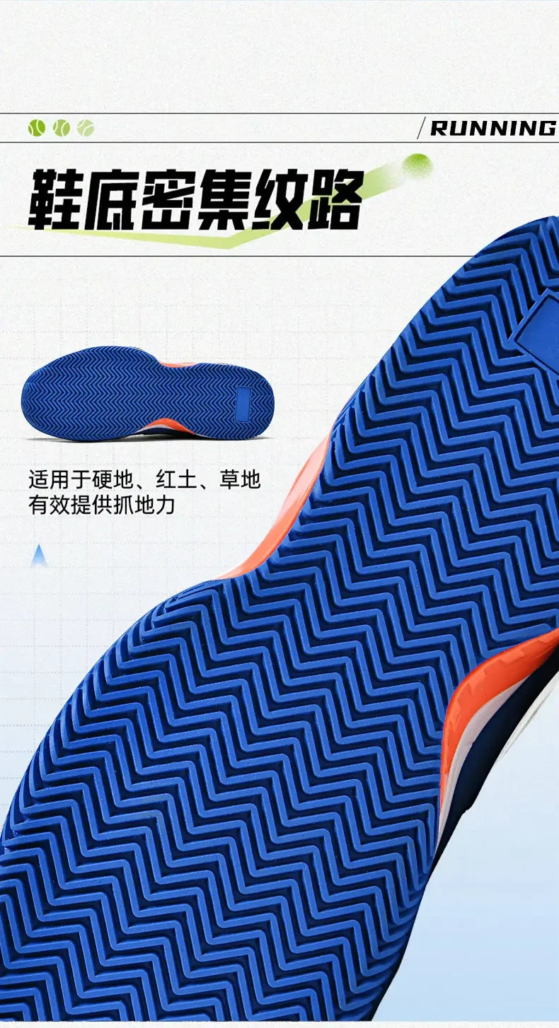 Tennis Sports Shoes for Professional Men and Women, Comprehensive Sports Practical Training, Comfortable, Non-Slip, Wear-Resista