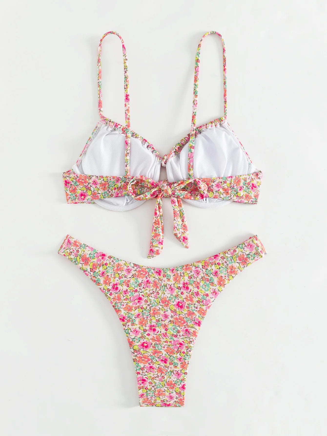 Floral Print Bathing Suit Brazilian Biquinis Swimming Suit for Women 2025 New Summer Bikini Micro Swimsuit Sexy Swimwear Bather