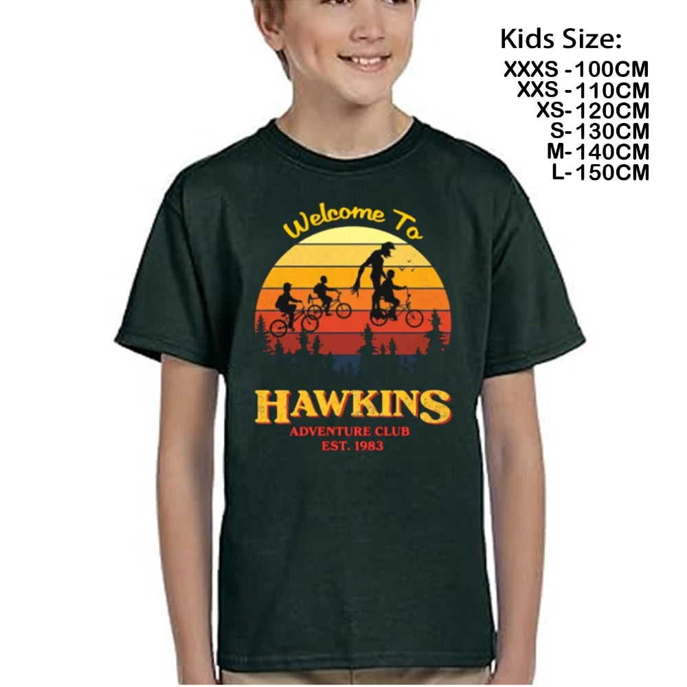 WILL Hawkins Demogorgon Shirt Funny for Boys T-Shirt Kids Tops Y2k Saying Tees