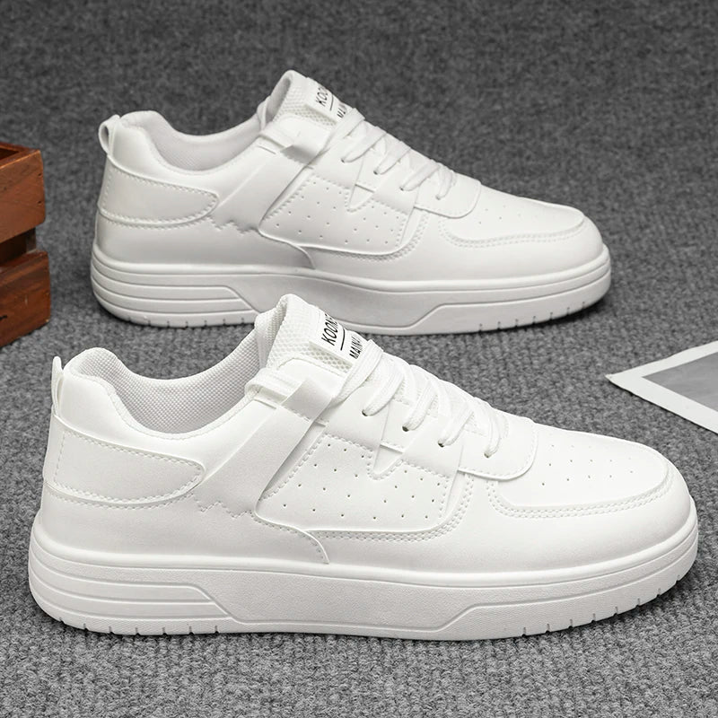 Fashionable sports shoes - skate shoes. Low-top lace-up shoes with a school style and street style, suitable for daily outdoor