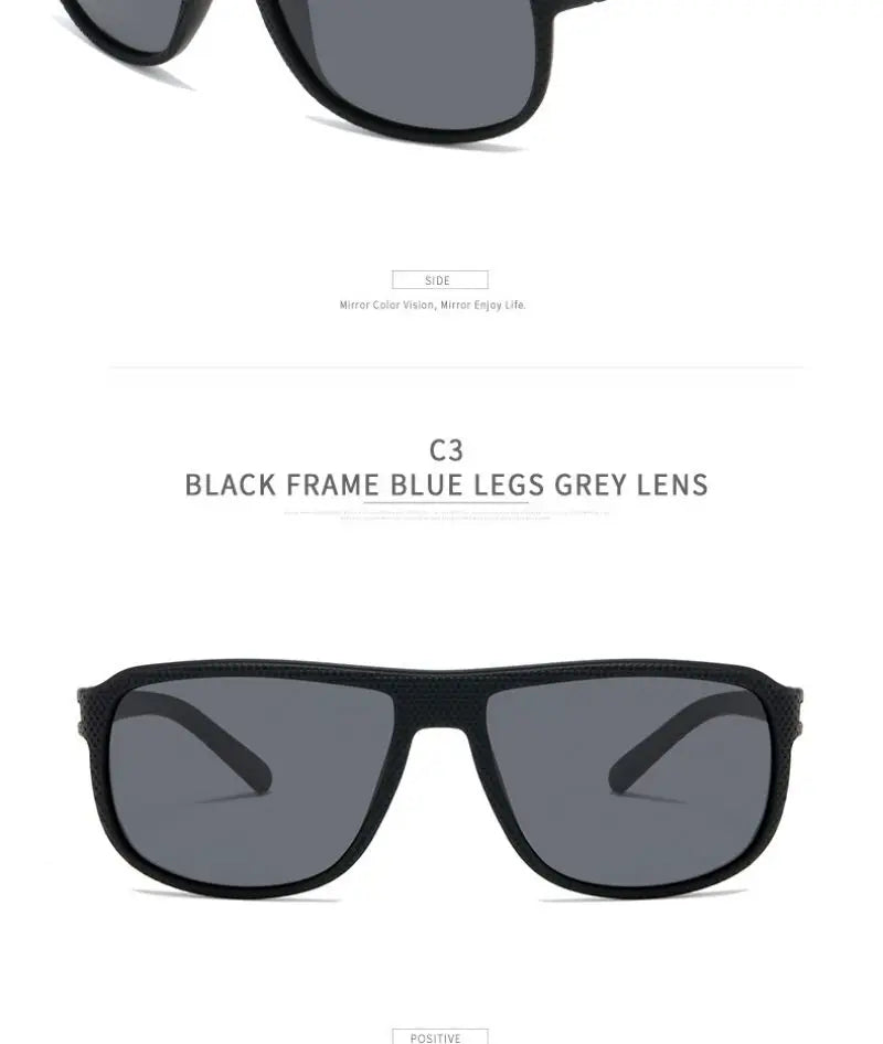 CRIXALIS Brand Polarized Sunglasses Men Fashion Anti-glare Driving Sun Glasses Male Outdoor Hiking Travel Sports Shades UV400 BAZAARHUBO