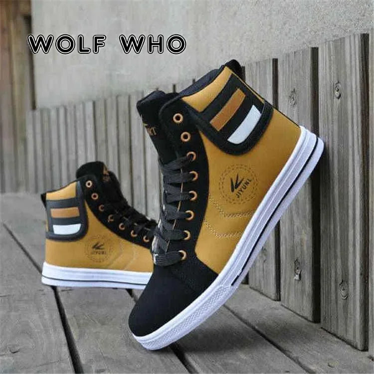 Fashion High-top Mens Sneakers Casual Tennis Shoes Chuky Men's Summer Sneakers Big Sizes Flat Footwear 2024 Man Zapatos Hombre