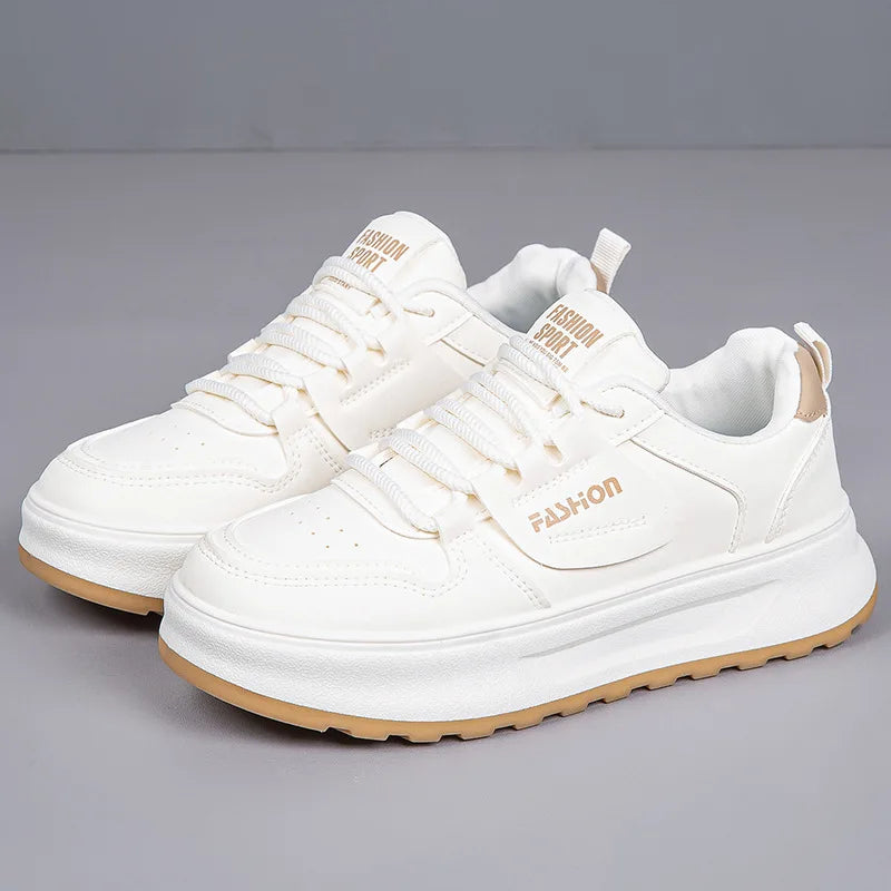 Comfortable Women's Sneakers 2026 New White Sneakers For Ladies Casual Shoes Women Fashion Flat Female Platform Shoes Woman