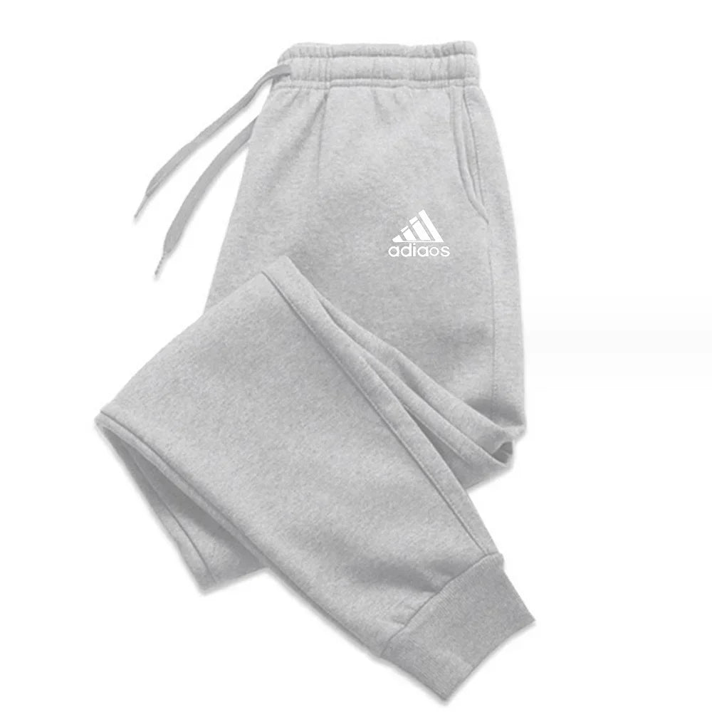 Men's running pants for autumn and winter 2025, Harajuku casual street pants, casual and fashionable fitness sportswear pants
