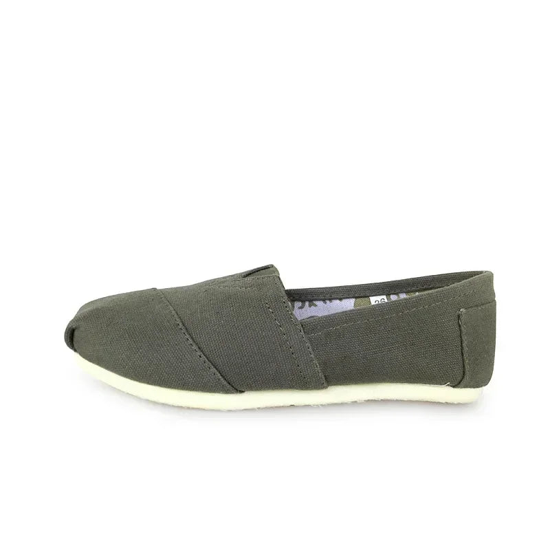 2025 Summer Blue Loafers Men Classic Canvas Flats Shoes Women Comfortable Breathable Men Casual Shoes Slip-on Espadrilles