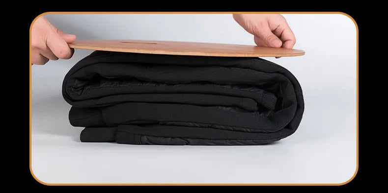 Winter Warm Windproof Pencil Pants Women Casual Oversize 4xl Slim Cotton Padded Lined Sweatpants High Waist 90cm Black Leggings