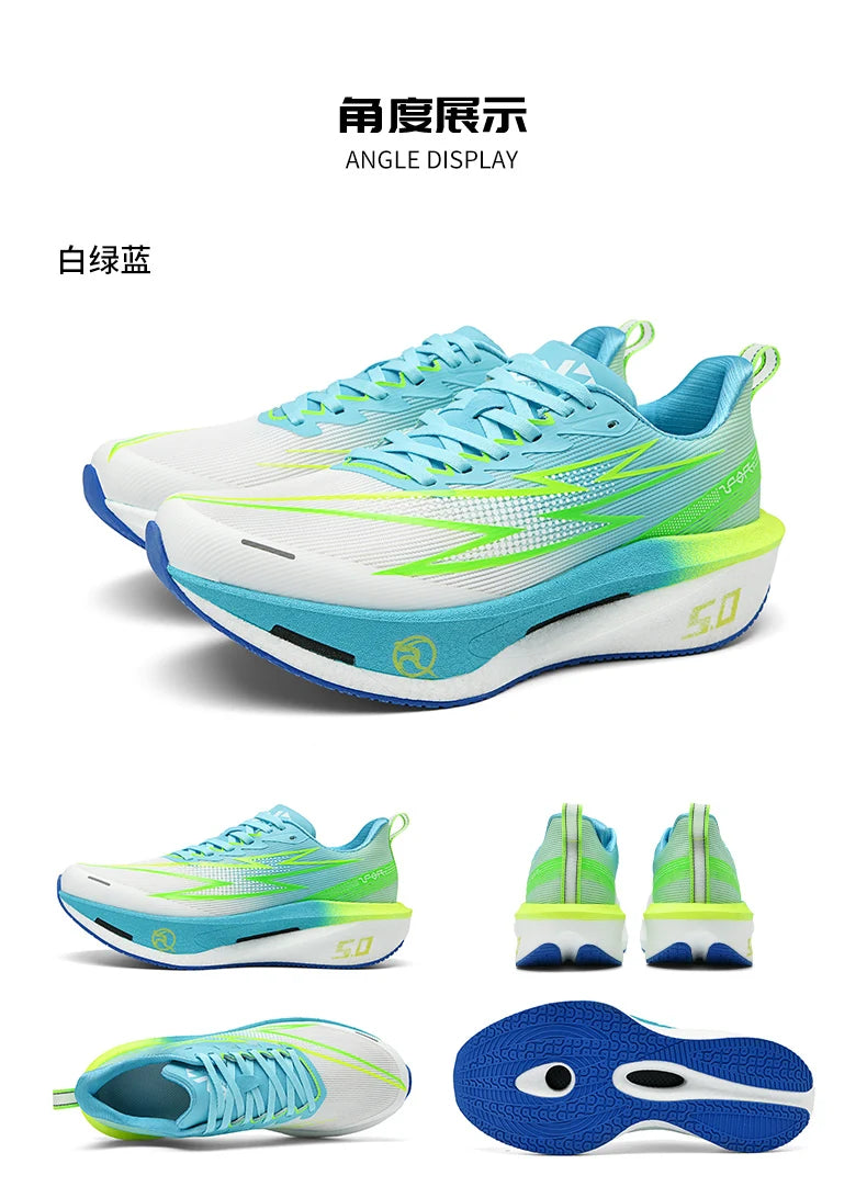 Running Shoes Carbon Board Speciality Marathon Men Sports Breathable Lightweight Women's Comfortable Athletic Nonskid Sneakers