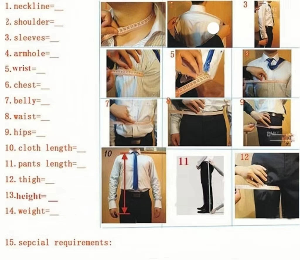 Suits for Men Peak Lapel Long Tail Coat 3 Pieces Blazer Vest and Pants Set Formal  Wedding Dresses Ceremony Evening Party