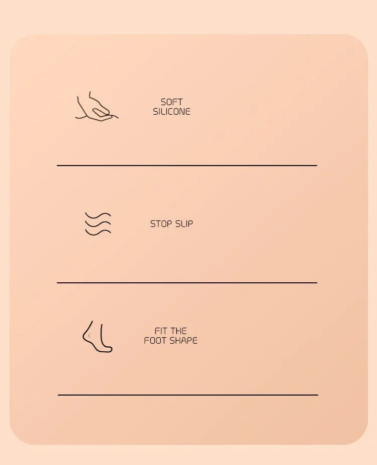 1 Pair Forefoot Pads for Sandals High Heels Silicone GEL Invisible Half Size Pads Non-slip Stickers Thickened Self-adhesive New