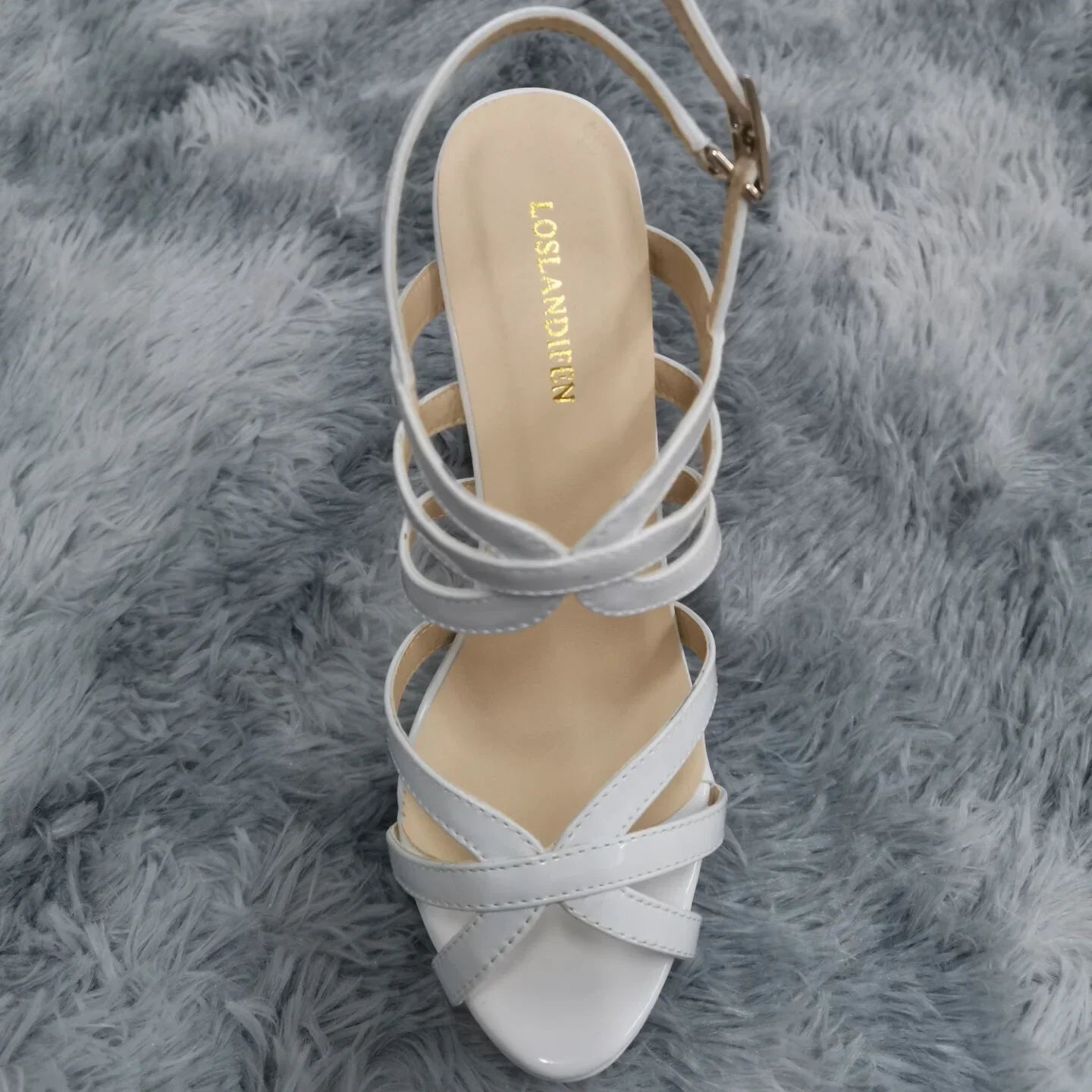 Women Sandals Sexy Pumps Nightclub Ultra Fashion 14cm Super High Heels Platform Ankle Strap Sandals Bride Shoes Large Size 44