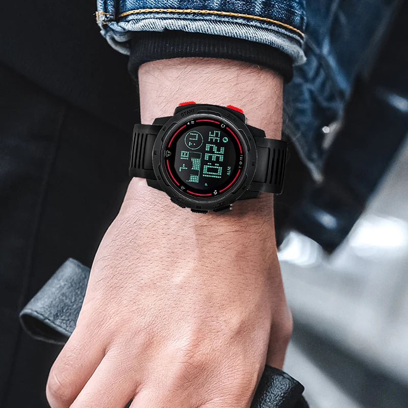 TOMI Sports Watch Digital Watch Multi functional Waterproof Stop Watch Student Sports Electronic Watch Children's Gift