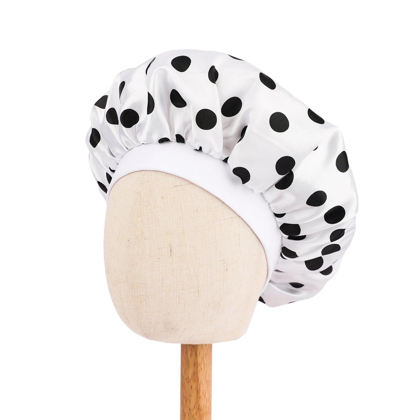 Fashion New African Children Adjustable Printing Ankara Satin Bonnet Sleep Cap Baby Kids Satin Bonnet Sleep Hat Silk Shower Cap
