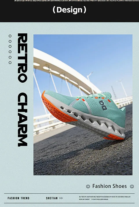 Spring new men's sports shoes breathable mesh shoes casual shoes outdoor running shoes with cushioning and lightweight design