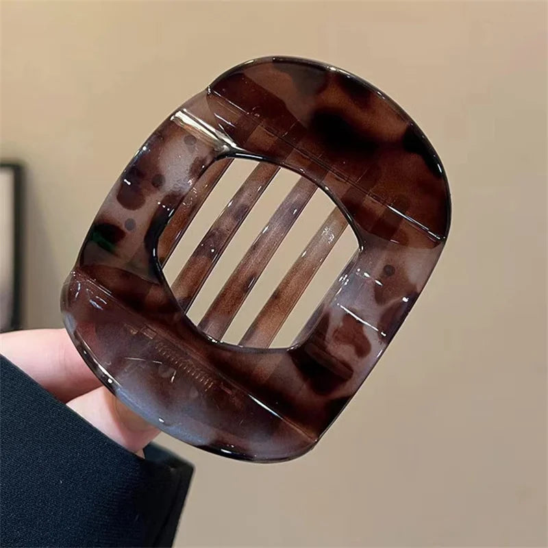 Leopard Large Hair Claw Clamp Duckbill Hair Clip for Women Girls Hairpins Ponytail Styling Tools Hair Accessories Headwear BAZAARHUBO