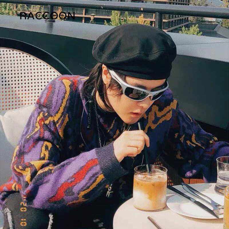 Cyber Y2K Futuristic Sunglasses Men Women Fashion Punk Sports Sun Glasses Steampunk Polarized Cycling Eyewear 2000S Aesthetic