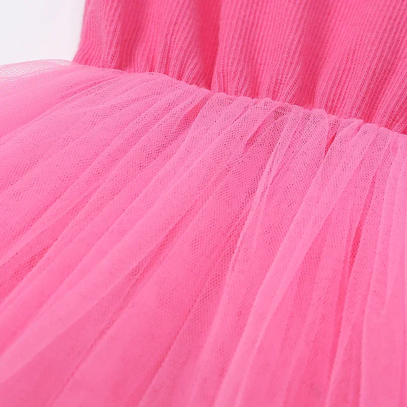 Fashion Cute Girls Casual Dresses Solid Color Sleeveless Suspenders Girls Dress Summer Kids Dresses for Girls 1-8 Years