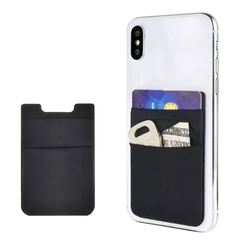 Adhesive Cell Phone Credit Card Holder Sticker Pocket Wallet for Case Card Ho Drop Shipping