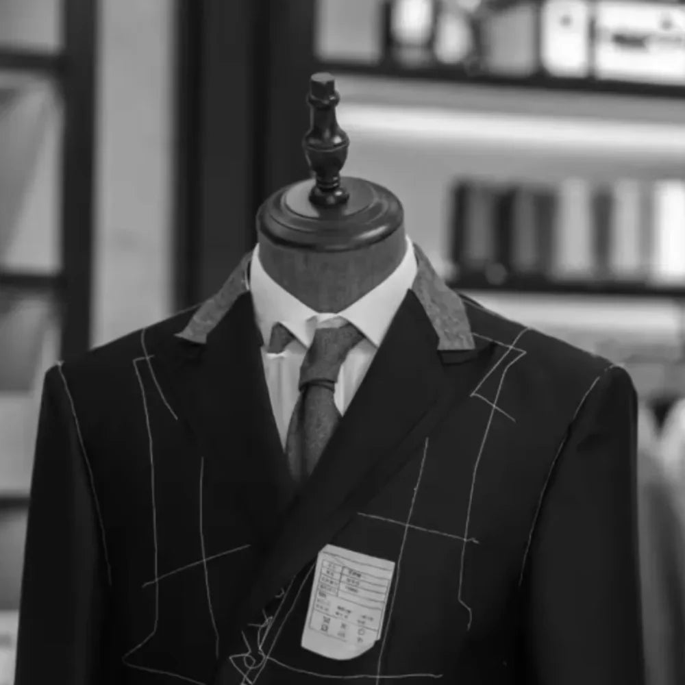 1 Piece Black Double Breasted Jacket Only Costume Homme Men Suits Tuxedo Groom Wedding Slim Fit Terno Masculino Blazer