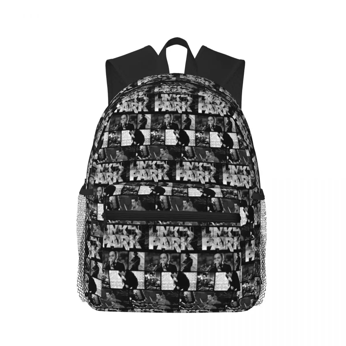 L-Linkin-S P-Park-S Band Student Backpack School Bag Hiking Travel Daypack for Boys Girls Fashion Bookbag Shoulder Bags