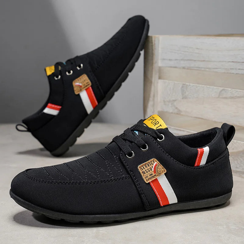 Men's Shoes New Style 2026 Spring and Autumn Flat Lightweight Sports Fashion Versatile Soft-Soled Casual Shoes Men's Simple Breathable Men's Shoes
