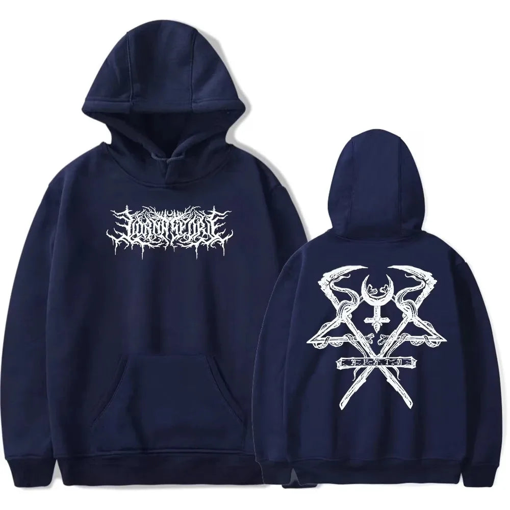 Symphonic Dead Core Band Lorna Shore Album Graphic Print Pullover Men Women Loose Casual Hoodie New Fashion Oversized Sweatshirt