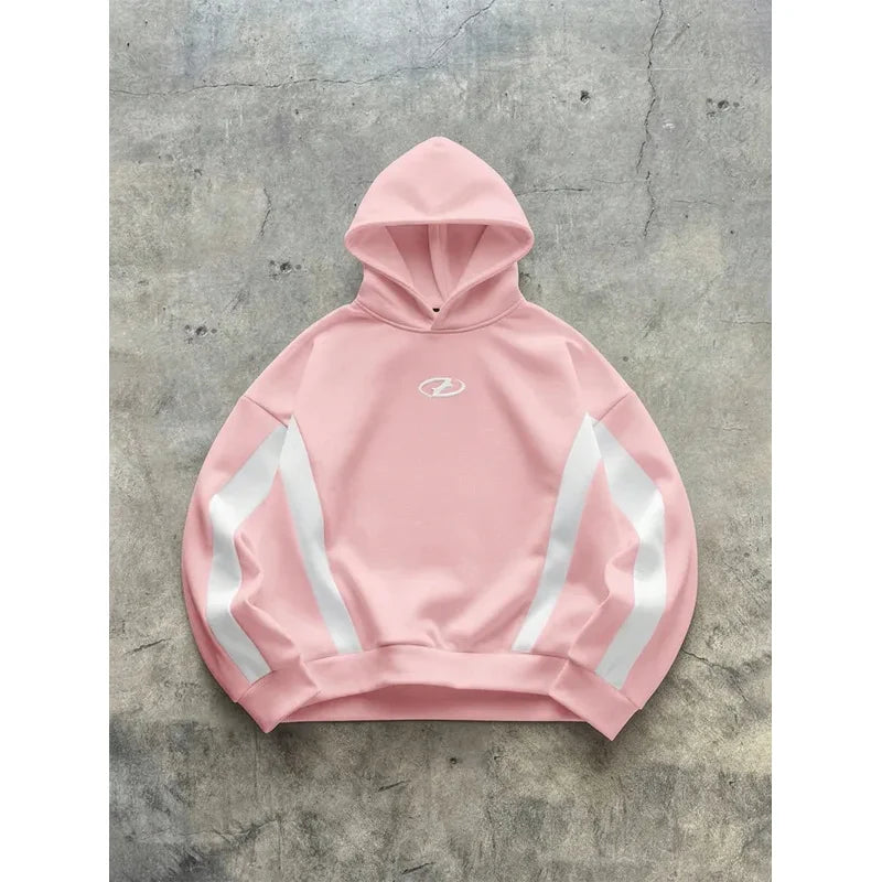 The new men's hooded sweatshirt for Spring and Autumn 2025 is casual fashionable and comfortable with 3D pattern printing BAZAARHUBO