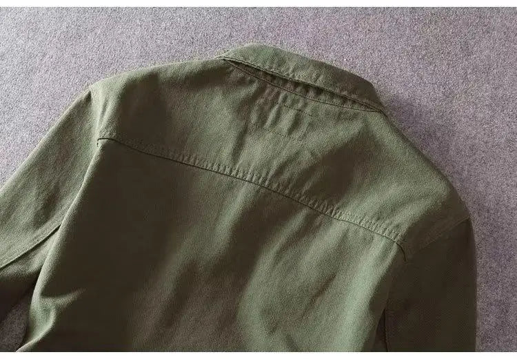 Washed Jackets Trendy Brand Casual Work Jackets Men's Loose Spring Autumn Tops Japanese Style