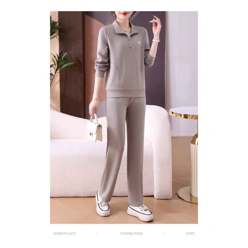 2025 Spring and Autumn New Women's Casual Sports Fashionable Young and Beautiful Two-Piece Set