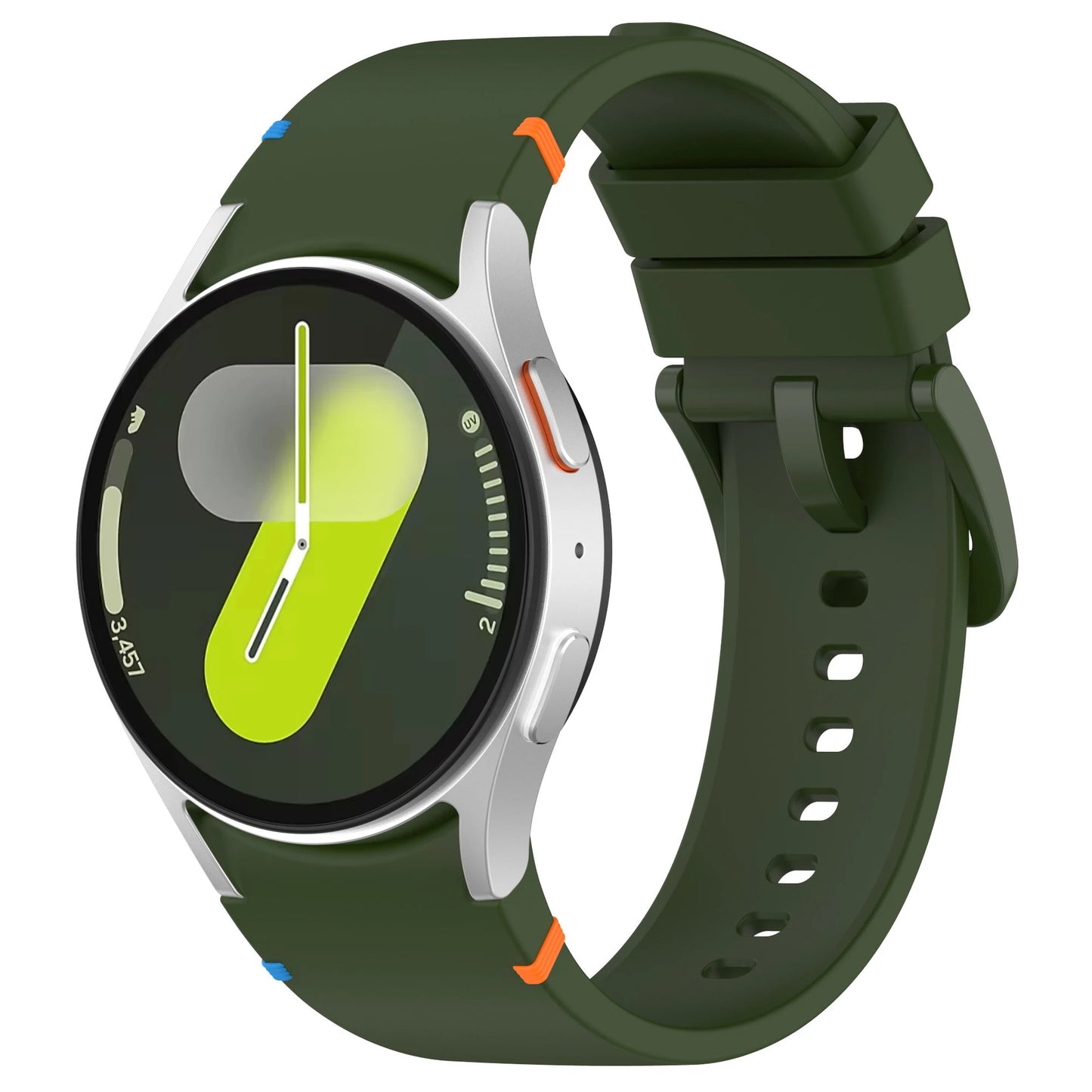 Silicone Strap for Samsung Galaxy Watch 7 6 5 4 44mm 40mm Original No Gaps Sports Band Accessories for 6/4 Classic 47mm 46mm43mm