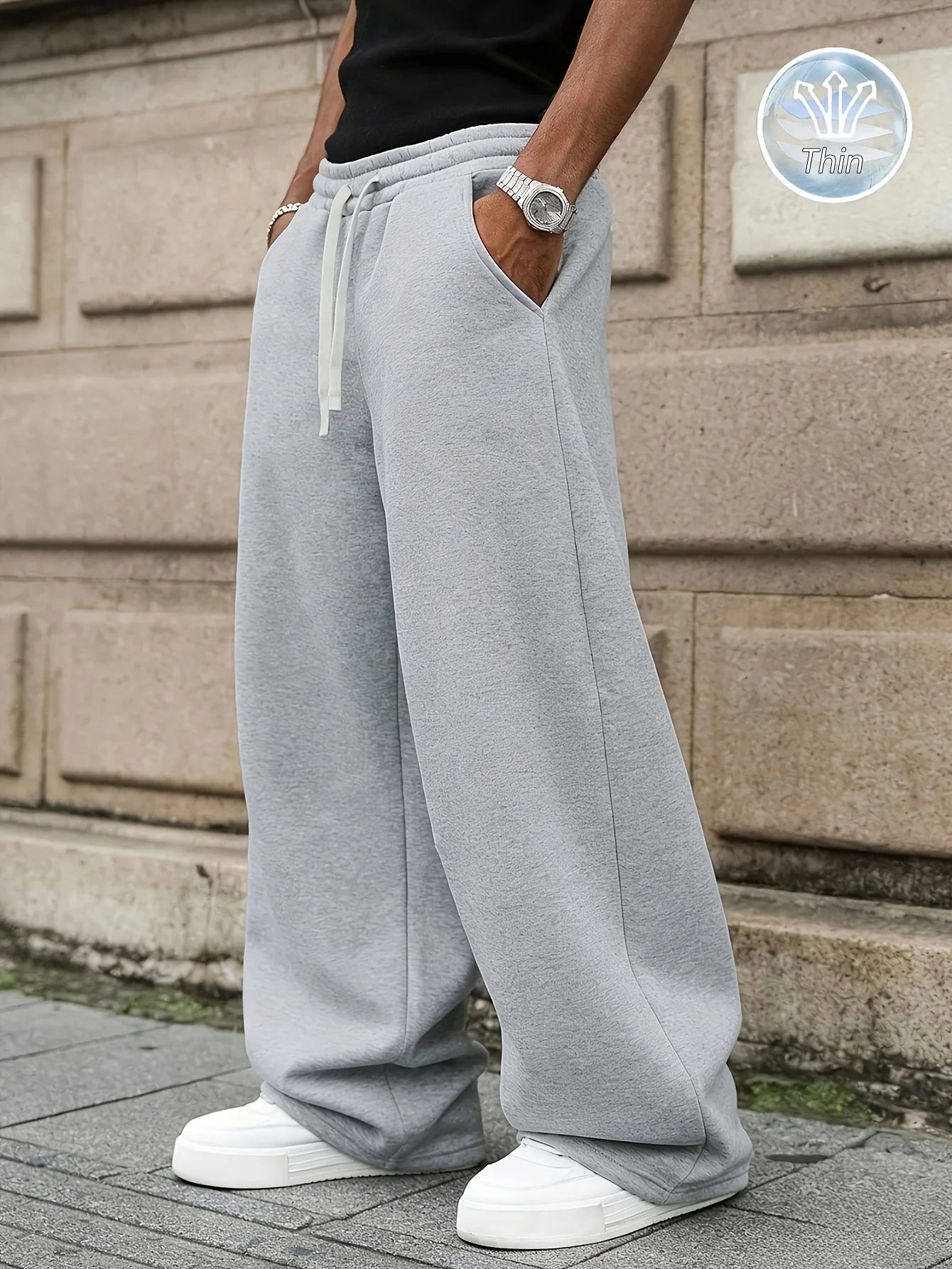 Men's casual trousers and sportswear, super comfortable and loose fit, casual and can be paired with any item  streetwear