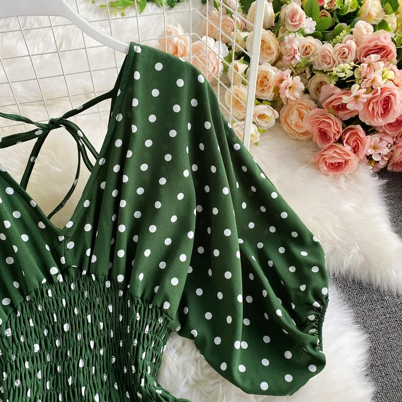 V Neck Sexy Dolman Sleeves Waist Slim Floral Print Jumpsuit Women Wide Leg Trousers Jumpsuit