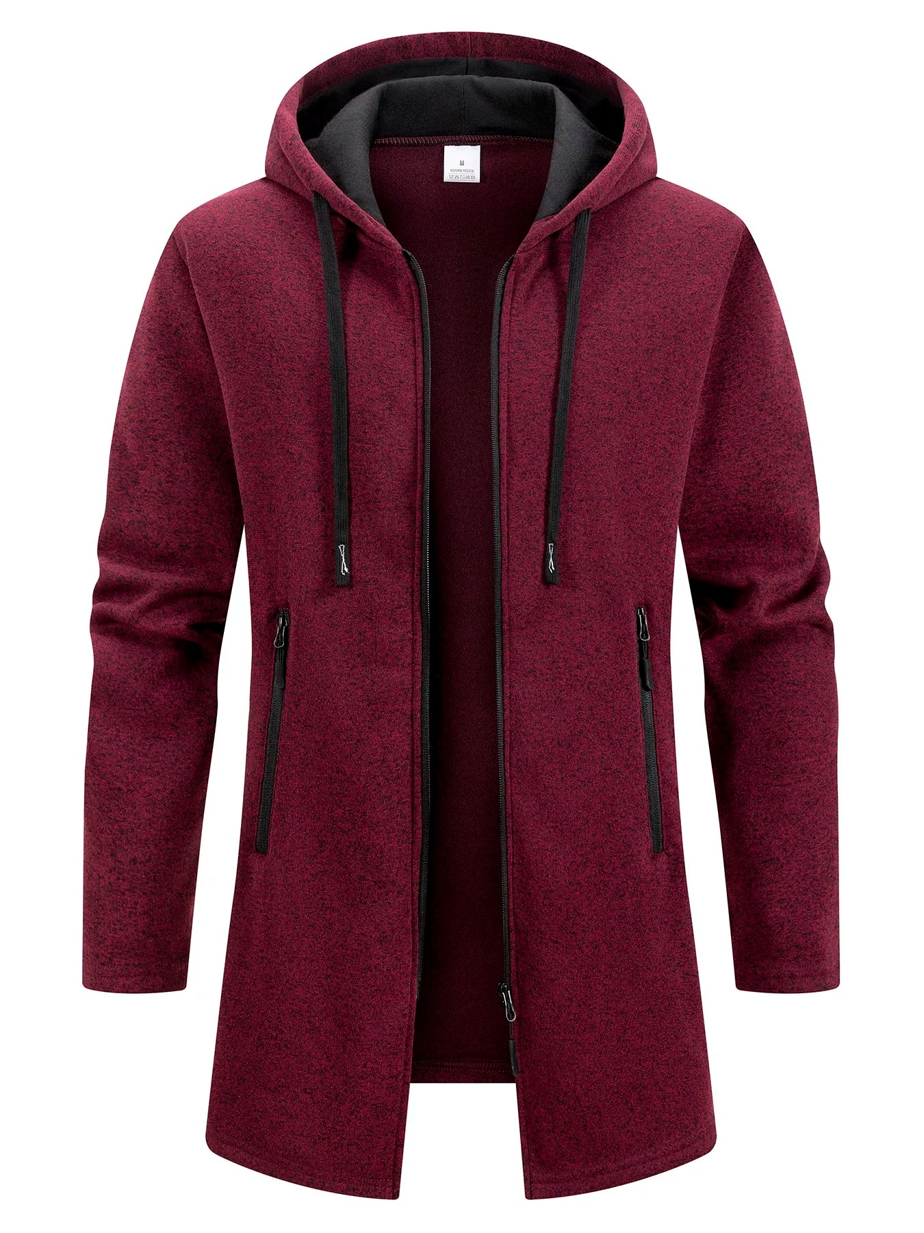 Men's Hoodies Jacket Long Sleeve Sweatshirts Zipper Hooded Jacket Mens Oversize Winter Top Jacket Coat Warm Streetwear