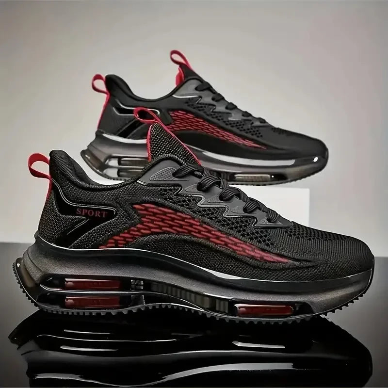 High Quality Sneakers Male Trend Red Platform Basketball Shoes Men Casual White Sport Walking Sneakers Men's Trainer 2025