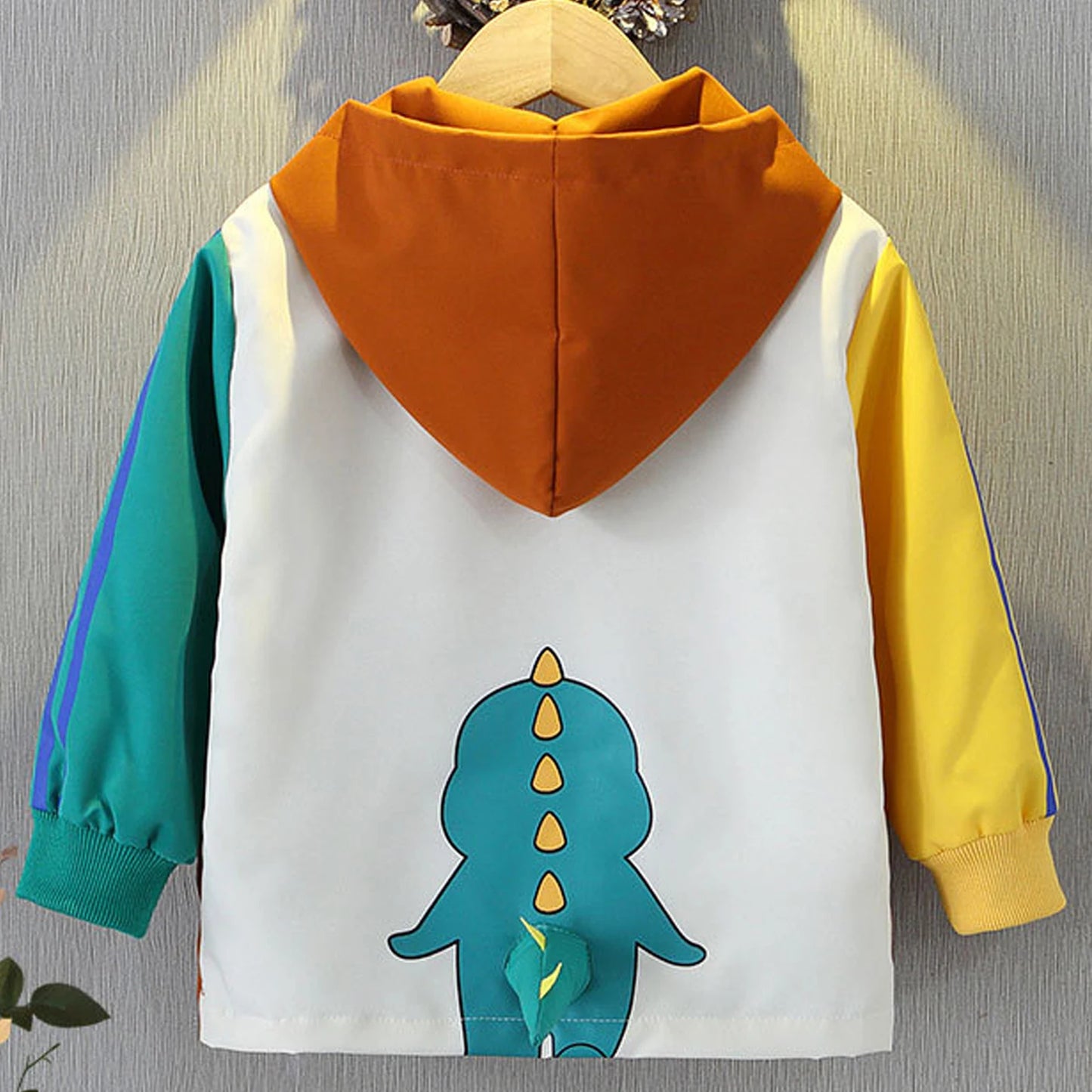 Casual Children's Jacket,Patchwork Long Sleeve Boys Spring Coat,Cartoon Toddler Kids Outerwear,Casual Outdoor School Outfits