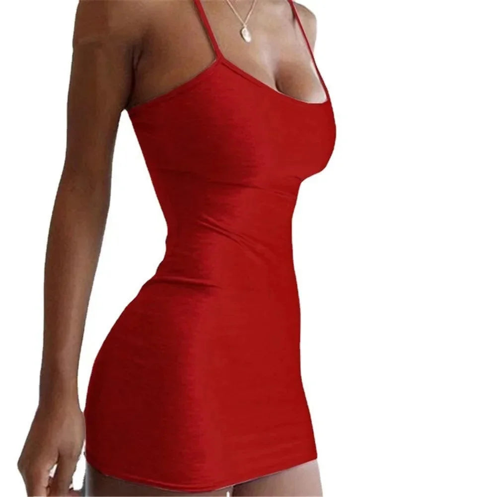 Sexy Tight Women's Dress Club Outdoor Beach Party Skirt Strapless Polyester Fiber Mini Dress Regular Waistline