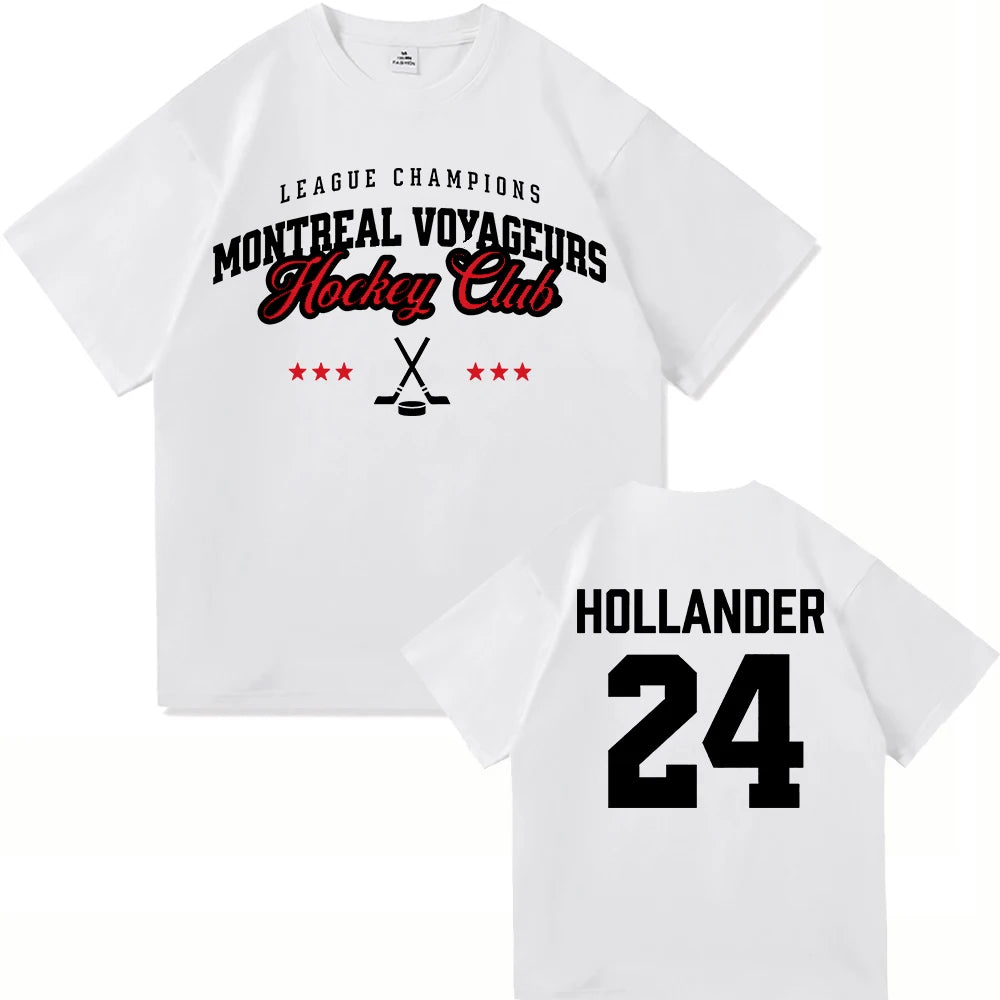 24 Hollander Montreal Voyageurs ClubT Shirt Fashion Men/Women TV Heated Rivalry Ilya Rozanov 81 T-Shirt High Quality Tees Shirts