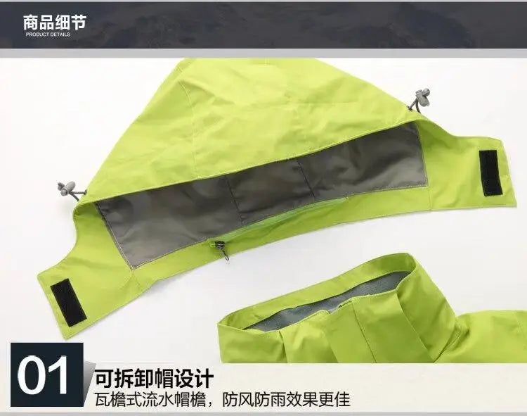 Outdoor Assault Jacket Men Women Two-piece Set With Plush And Thickened Team Uniform Workwear Print Logo Autumn Winter Jacket