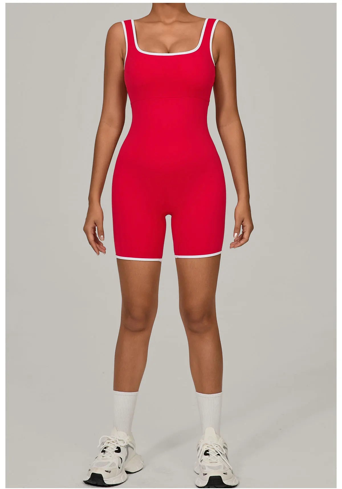 Jumpsuits Women Tracksuit One-Piece Suit Color Blocked Rompers Yoga Set Gym Push Up Workout Clothes Fitness Bodysuit Sportswear