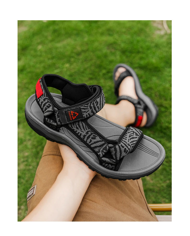 Men's Sport Sandals, Open Toe Water Sandals Waterproof Lightweight Casual Athletic Sandals for Outdoor Beach Travel Summer 40-45