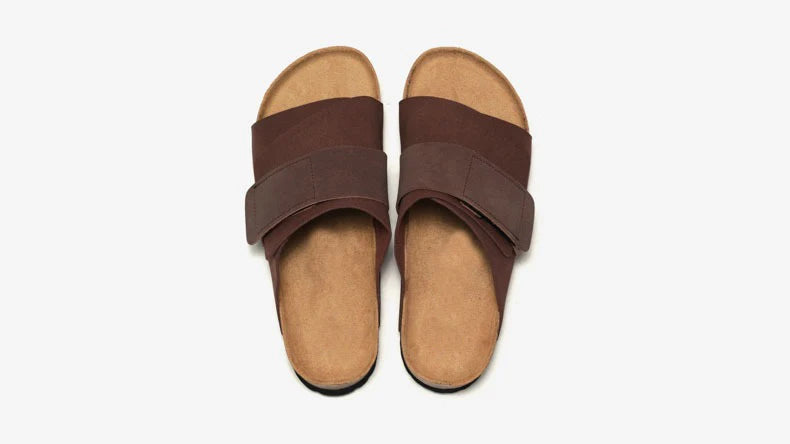 Wmen's Cork slippers casual breathable comfort sandals summer flip flops beach Muller outdoor fashion men‘s shoes