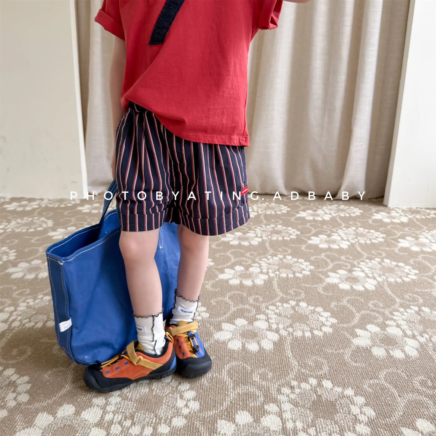 2026 Summer New Children Casual Striped Shorts Boys Girls Loose Shorts Thin Cotton Toddler Pants Fashion Kids Clothes
