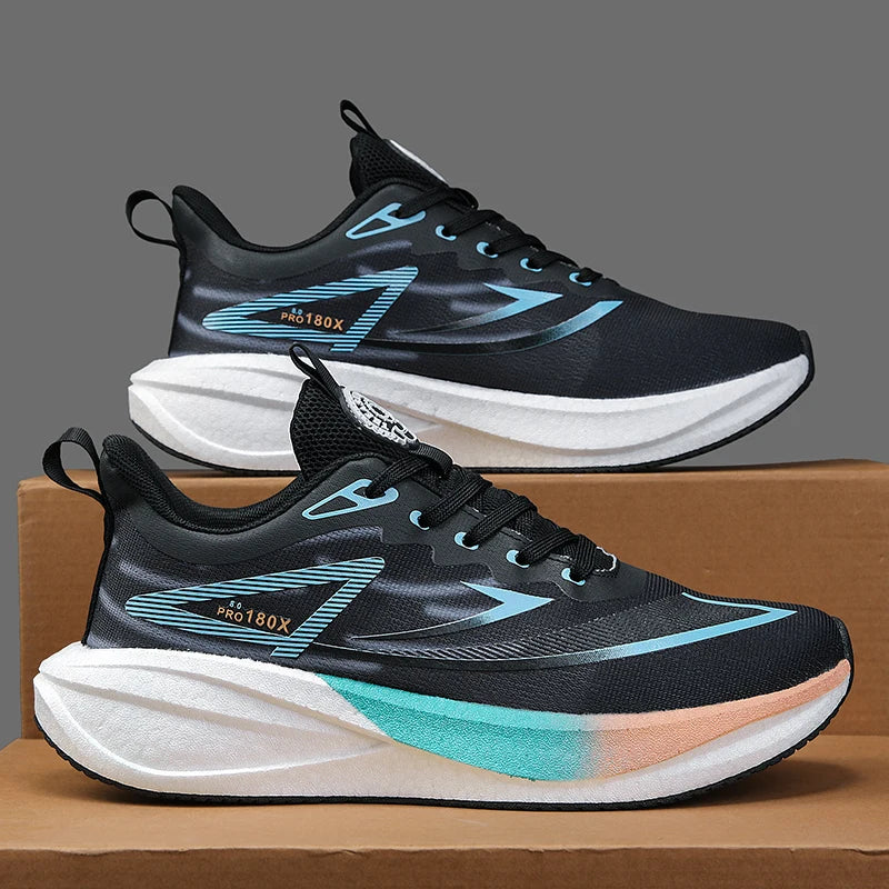 Men Running Shoes Marathon Men's Sneakers Casual Carbon Board Speciality Sports Lightweight Women's Athletic Nonskid Sneaker Men