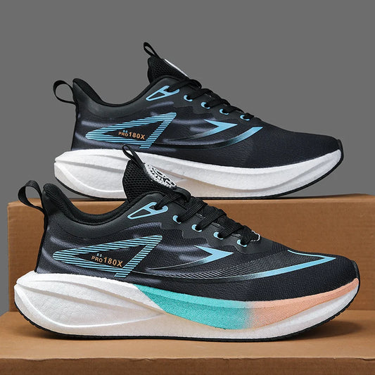 Men Running Shoes Marathon Men's Sneakers Casual Carbon Board Speciality Sports Lightweight Women's Athletic Nonskid Sneaker Men