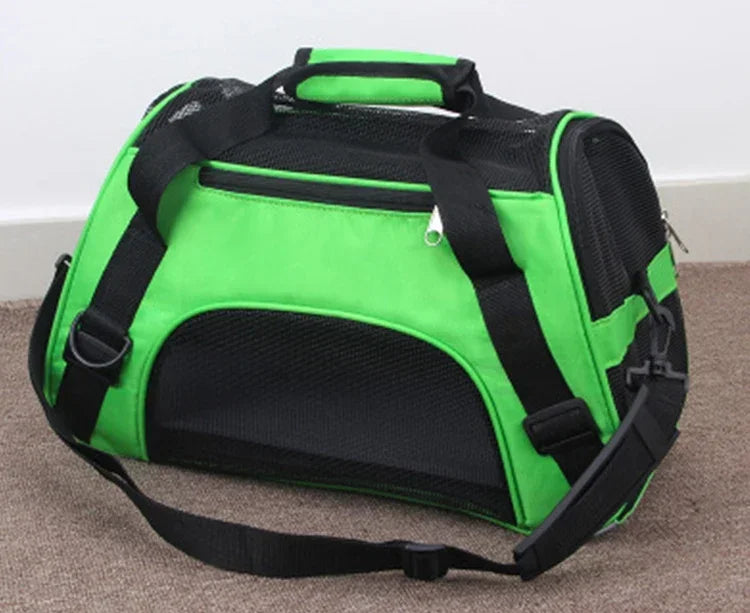 Cat Bags Portable Dog Carrier Bag Mesh Breathable Carrier Bags for Small Dogs Foldable Cats Handbag Travel Pet Bag Transport Bag